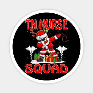 Christmas Tn Nurse Squad Reindeer Pajama Dabing Santa Magnet